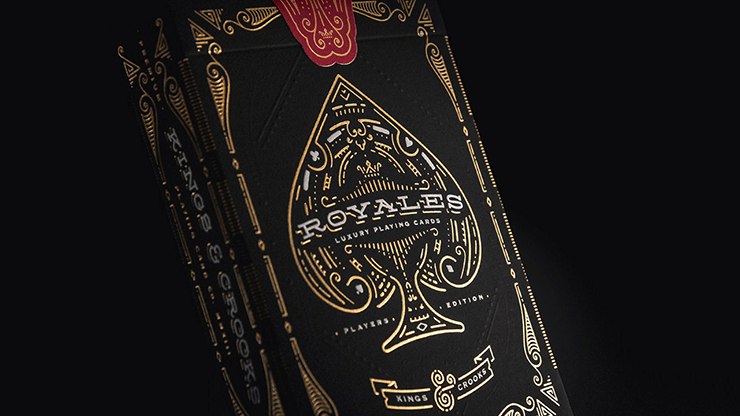 PlayingCardDecks.com-Royales Players Noir Marked Playing Cards USPCC