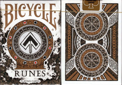 PlayingCardDecks.com-Runes Gilded Bicycle Playing Cards