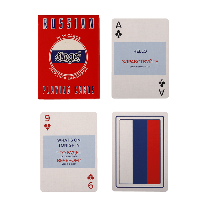 PlayingCardDecks.com-Russian Lingo Playing Cards