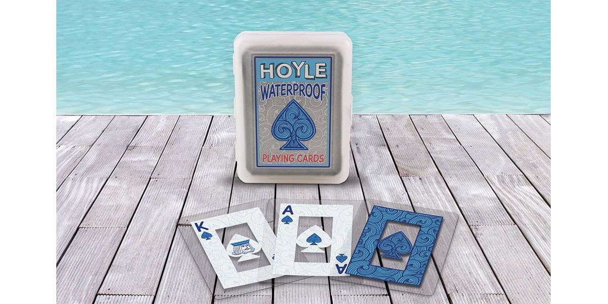 PlayingCardDecks.com-Hoyle Waterproof Clear Plastic Playing Cards