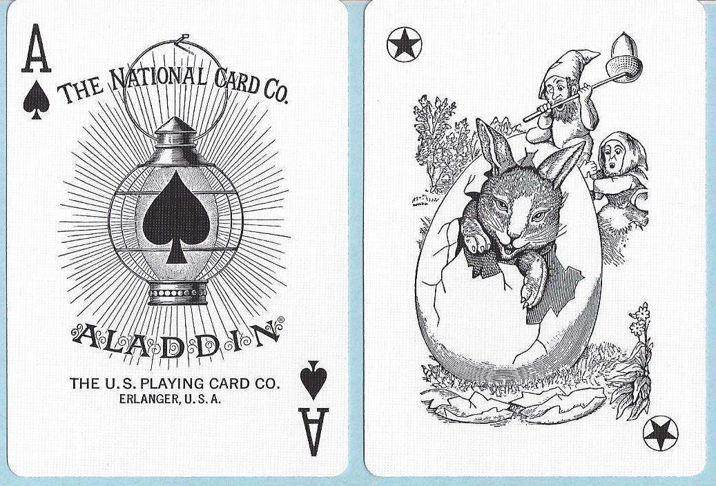 PlayingCardDecks.com-1001 Aladdin Dome Back Playing Cards USPCC