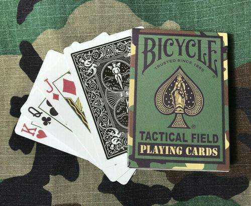 PlayingCardDecks.com-Tactical Field v2 Bicycle Playing Cards
