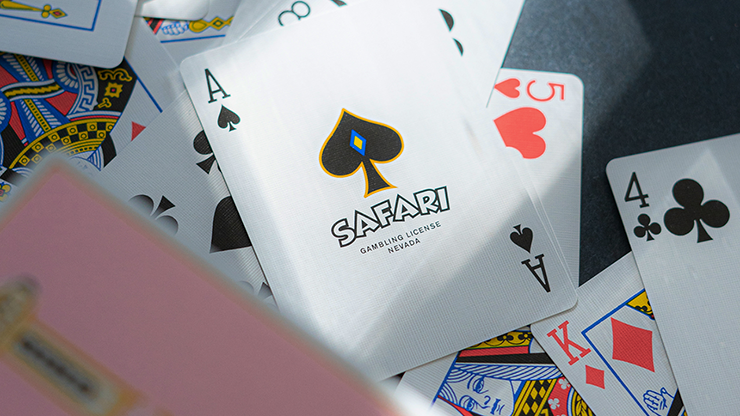 PlayingCardDecks.com-Safari Casino Pink Playing Cards USPCC