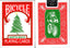 PlayingCardDecks.com-Santa Back v2 Bicycle Playing Cards: Red