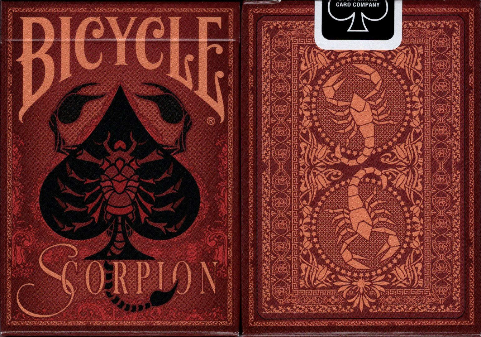 PlayingCardDecks.com-Scorpion Bicycle Playing Cards: Red