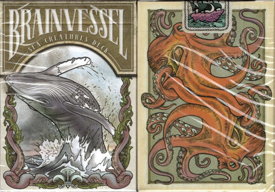 PlayingCardDecks.com-Sea Creatures Brain Vessel Playing Cards USPCC