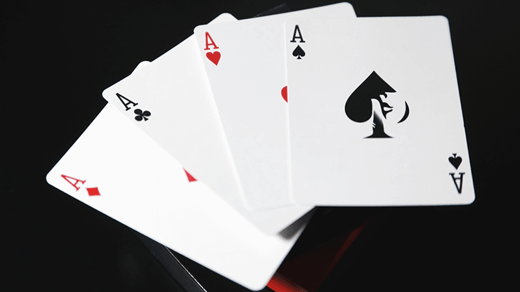 PlayingCardDecks.com-Secrets of Magic Black White Marked laying Cards