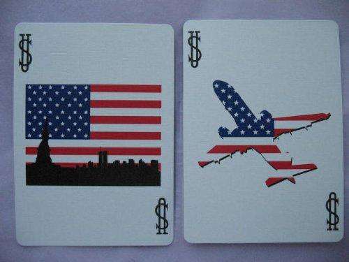PlayingCardDecks.com-USA Red, White & Blue Series Bicycle Playing Cards 6 Deck Set