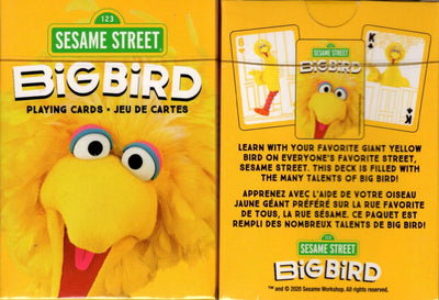 PlayingCardDecks.com-Sesame Street Big Bird Playing Cards Aquarius