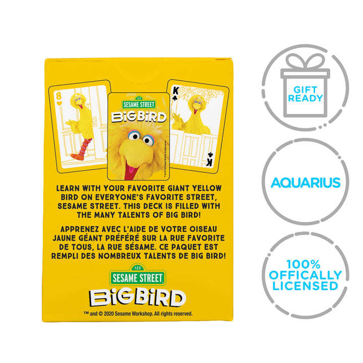 PlayingCardDecks.com-Sesame Street Big Bird Playing Cards Aquarius