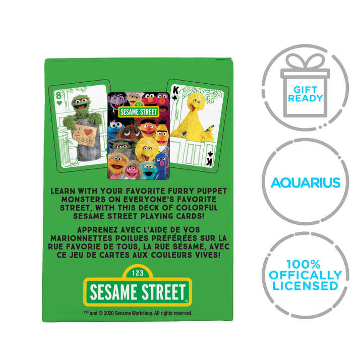 PlayingCardDecks.com-Sesame Street Cast Playing Cards Aquarius