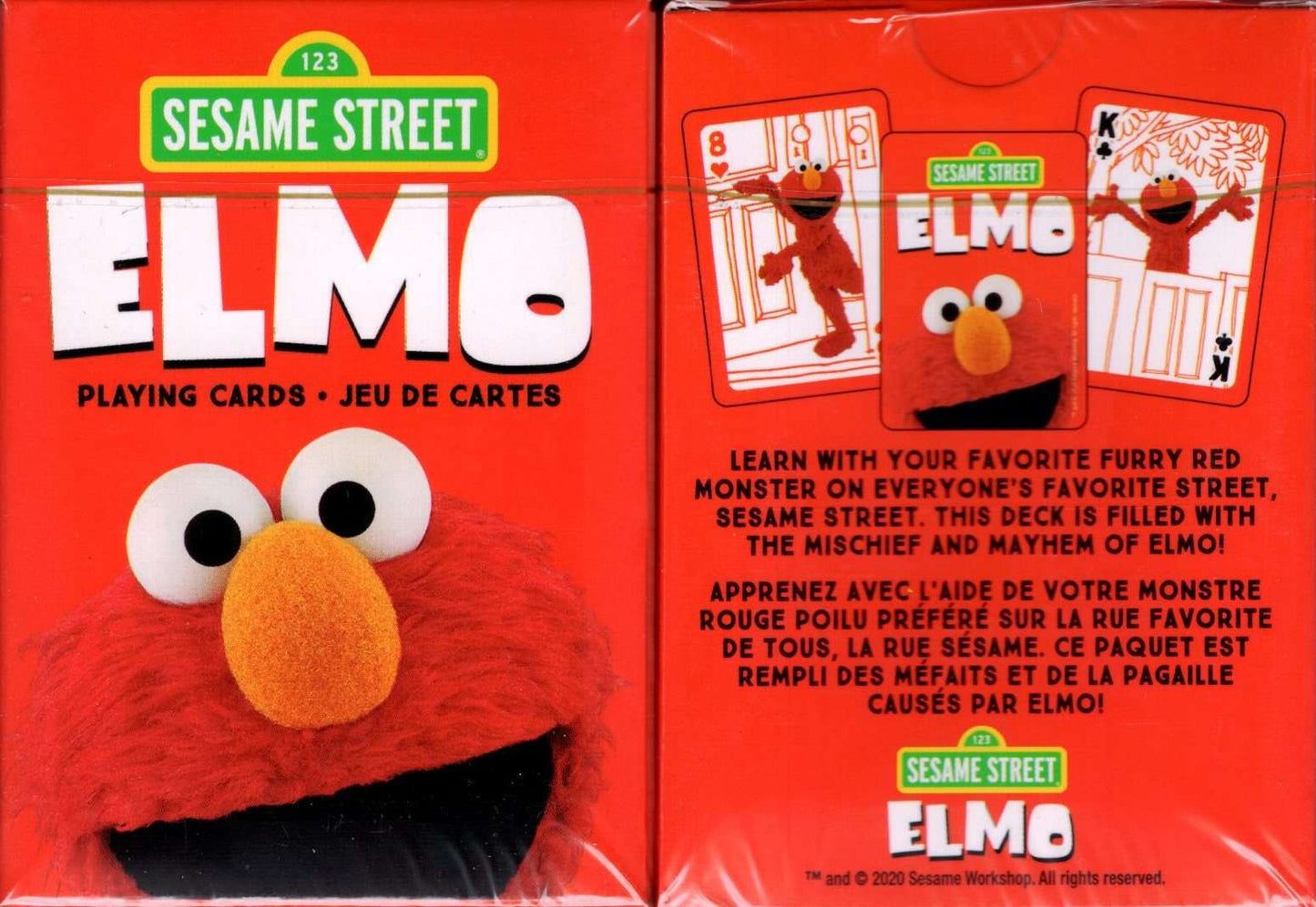 PlayingCardDecks.com-Sesame Street Elmo Playing Cards Aquarius
