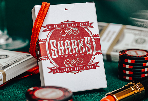 PlayingCardDecks.com-Sharks v2 Playing Cards USPCC