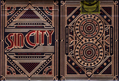 PlayingCardDecks.com-Sin City Gilded Playing Cards USPCC