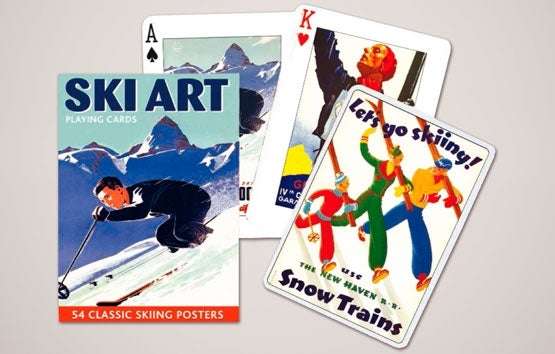 PlayingCardDecks.com-Ski Art Playing Cards Piatnik
