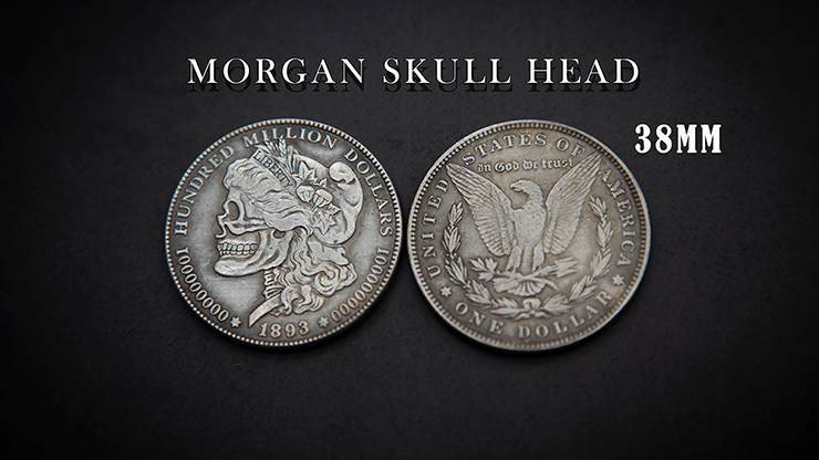 PlayingCardDecks.com-Skull Head Coins: Morgan