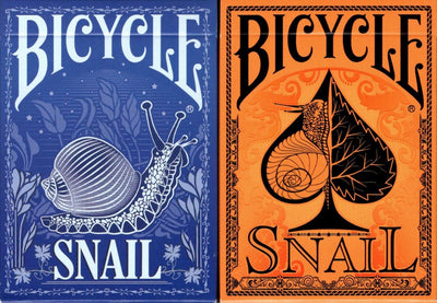 PlayingCardDecks.com-Snail Bicycle Playing Cards: 2 Deck Set