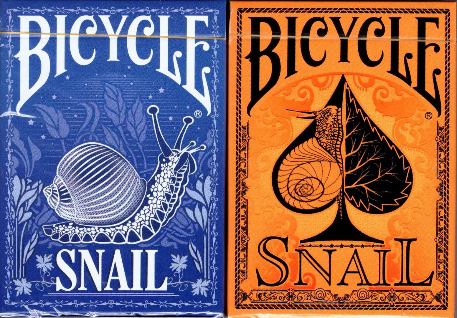 Snail Gilded Bicycle Playing Cards – PlayingCardDecks.com