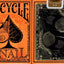 PlayingCardDecks.com-Snail Gilded Bicycle Playing Cards: Orange
