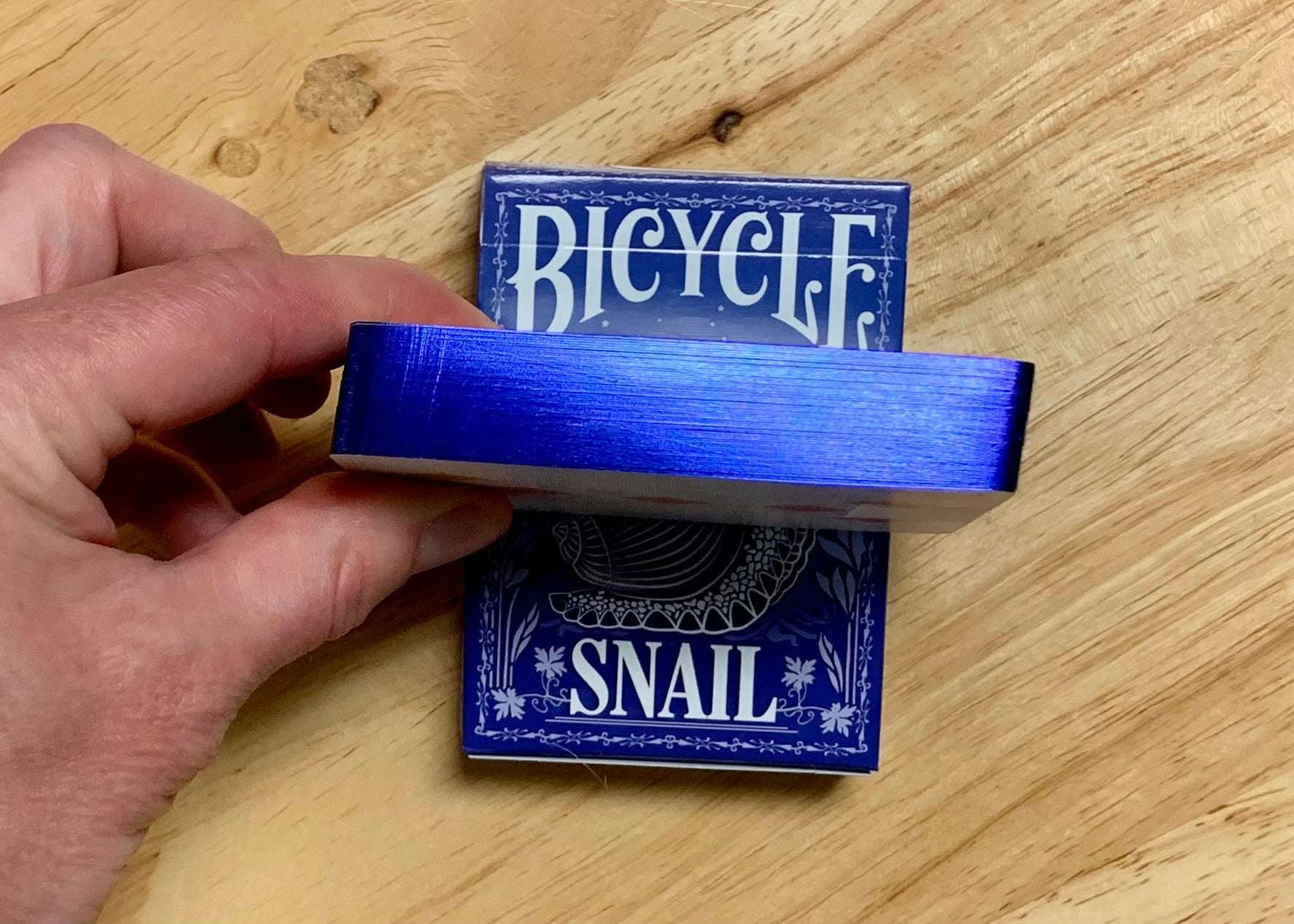 PlayingCardDecks.com-Snail Gilded Bicycle Playing Cards
