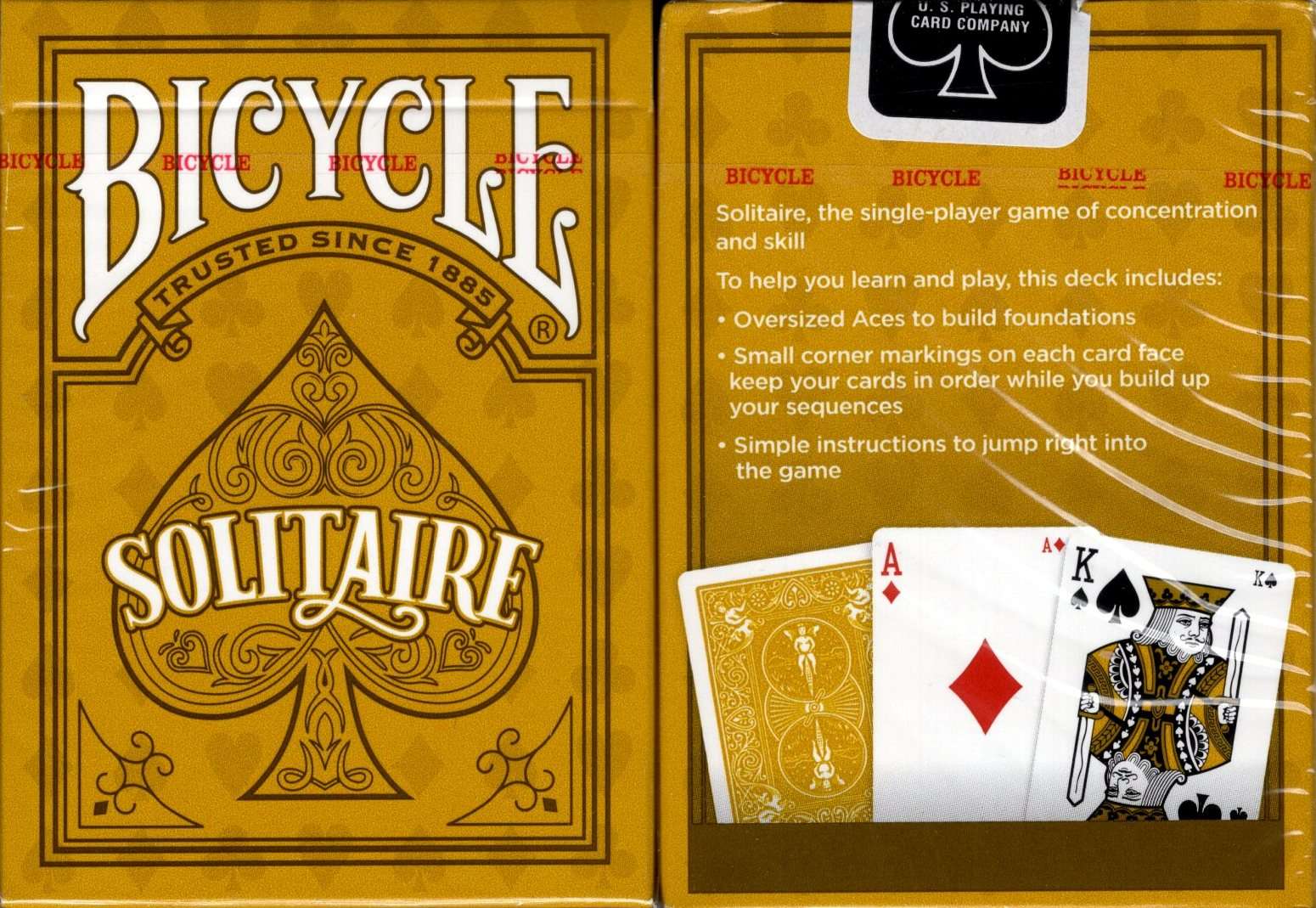 PlayingCardDecks.com-Solitaire Bicycle Playing Cards