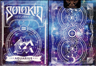 PlayingCardDecks.com-Solokid Constellation Series Aquarius Playing Cards MPC