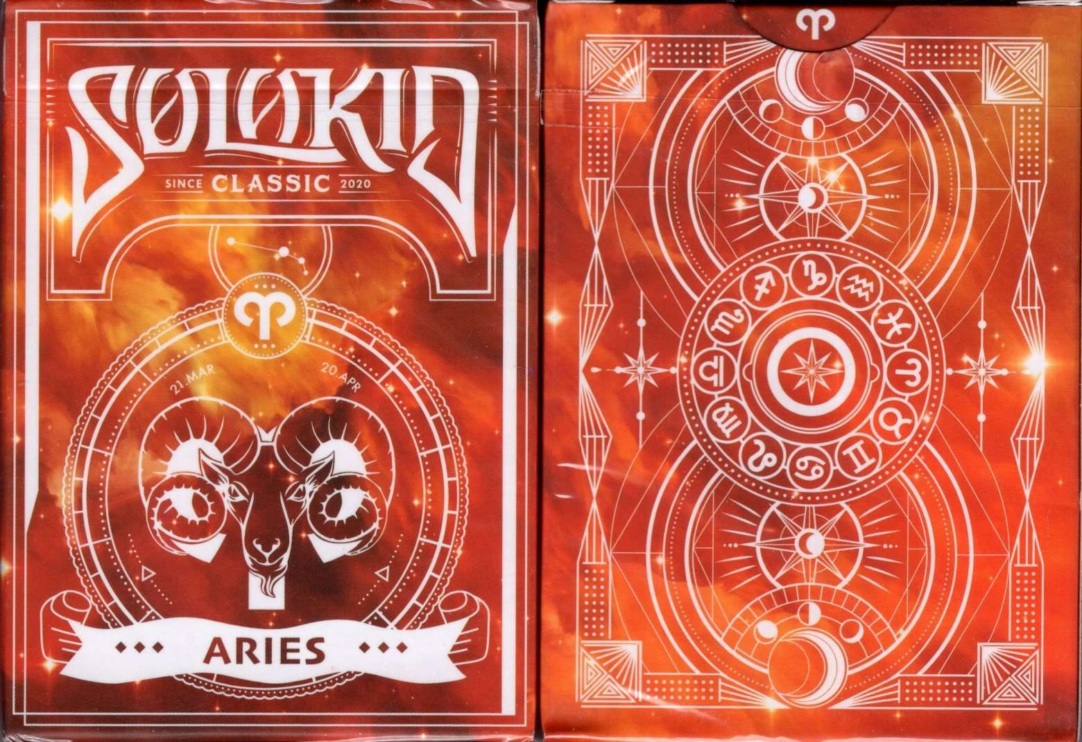 PlayingCardDecks.com-Solokid Constellation Series v2 Aries Playing Cards MPC