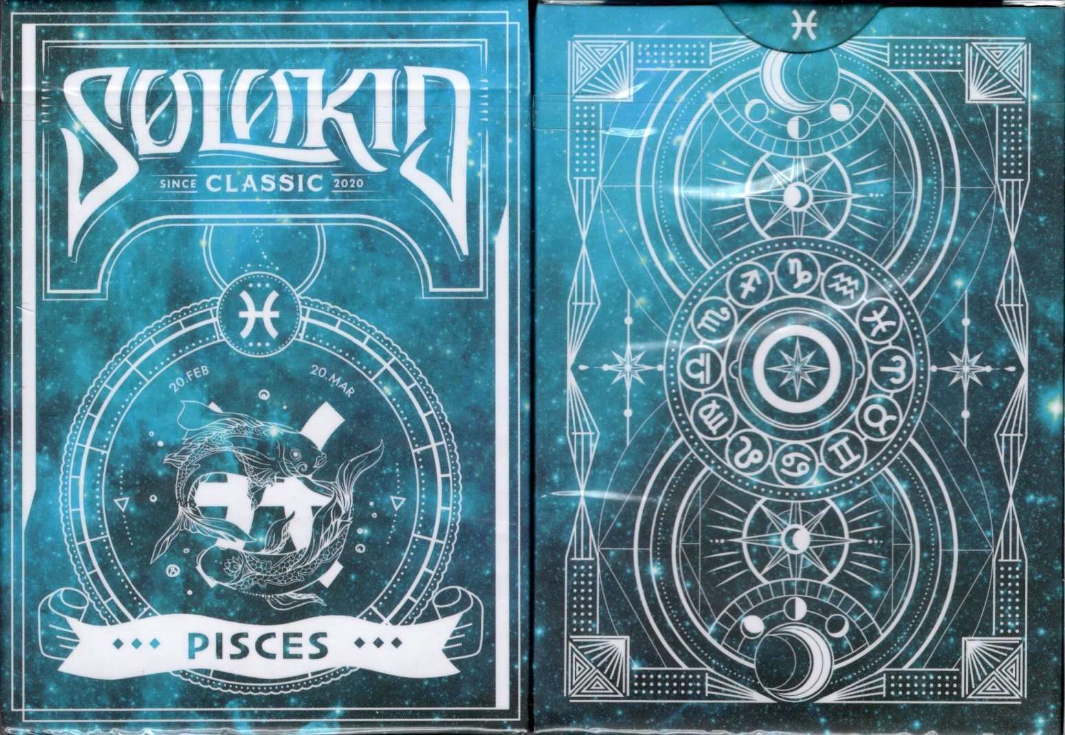 PlayingCardDecks.com-Solokid Constellation Series v2 Pisces Playing Cards MPC