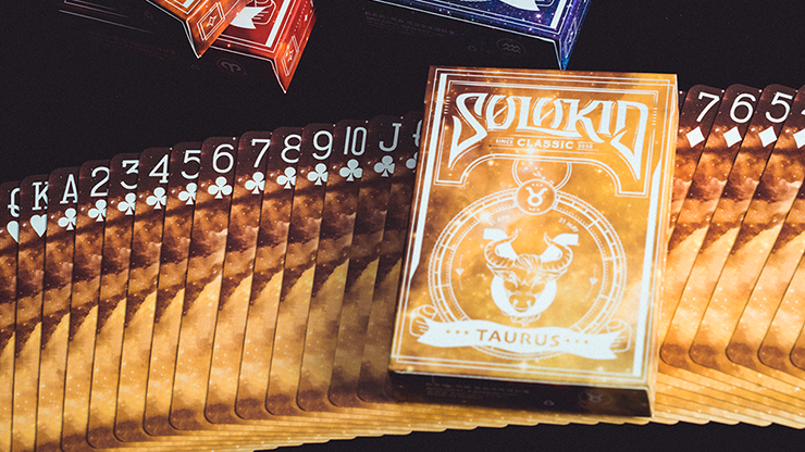 PlayingCardDecks.com-Solokid Constellation Series v2 Taurus Playing Cards MPC