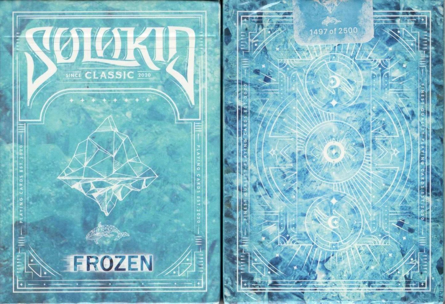 PlayingCardDecks.com-Solokid Frozen Playing Cards MPC