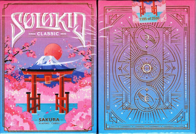 PlayingCardDecks.com-Solokid Sakura Pink Playing Cards MPC