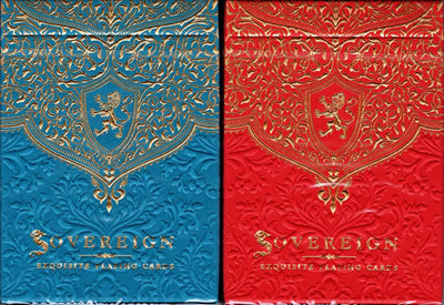 PlayingCardDecks.com-Sovereign Playing Cards 2 Deck Set USPCC