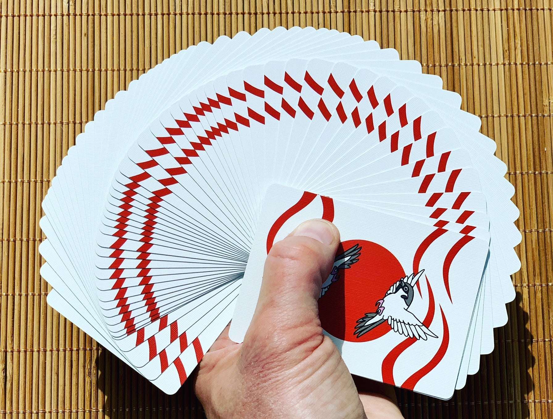 PlayingCardDecks.com-Sparrow Hanafuda Gilded Bicycle Playing Cards