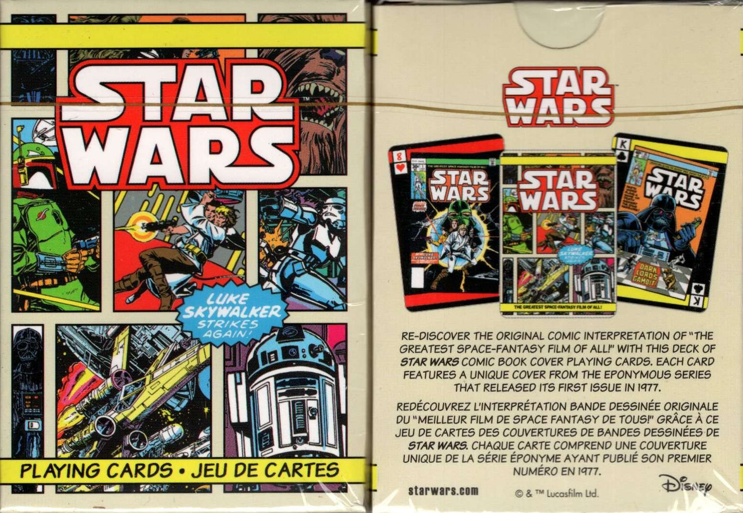 PlayingCardDecks.com-Star Wars Comics Playing Cards Aquarius