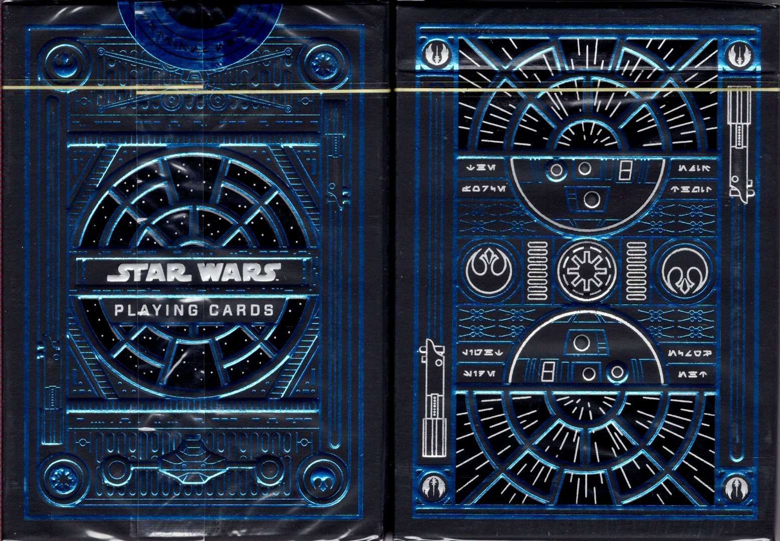 star wars limited edition playing cards Episode 8 The Last Jedi nerd merchandise lovers Star Wars Gold Edition Playing