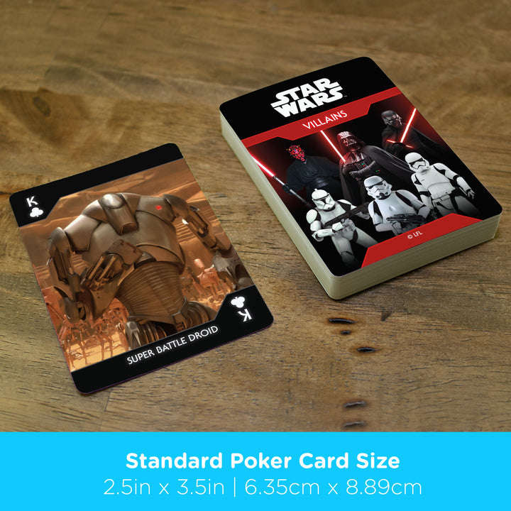 PlayingCardDecks.com-Star Wars Villains Playing Cards Aquarius
