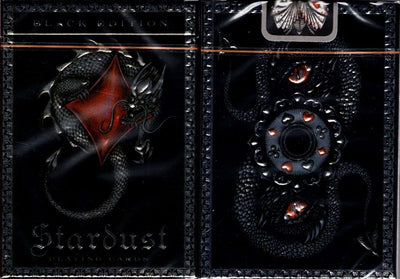 PlayingCardDecks.com-Stardust Black Playing Cards NPCC