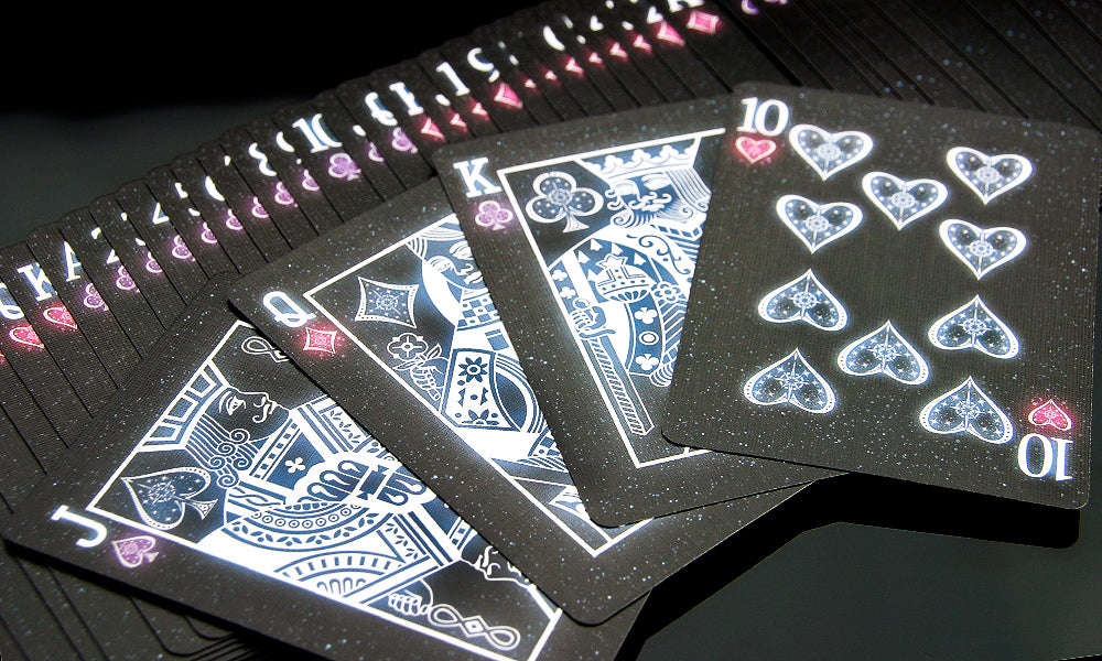 PlayingCardDecks.com-Starlight Black Hole v2 Bicycle Playing Cards