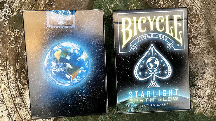 PlayingCardDecks.com-Starlight Earth Glow Bicycle Playing Cards