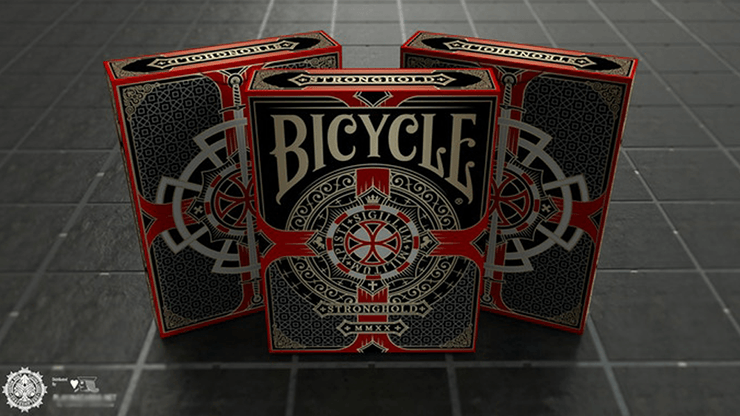 PlayingCardDecks.com-Stronghold Crimson Bicycle Playing Cards