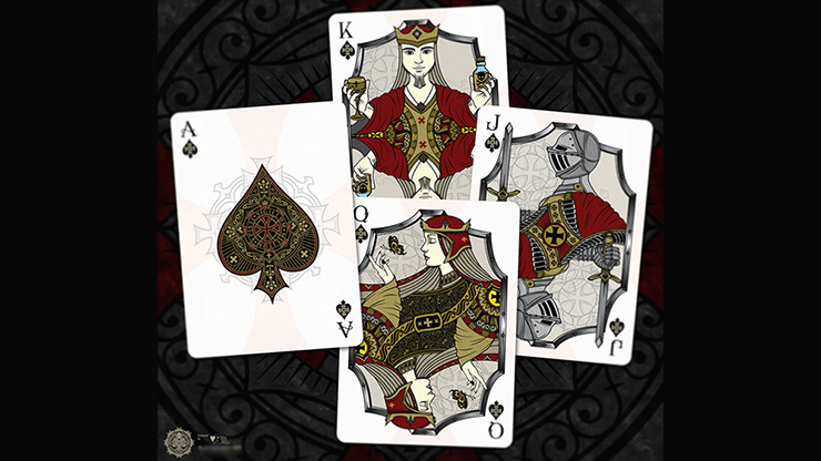 PlayingCardDecks.com-Stronghold Crimson Special Edition Playing Cards USPCC