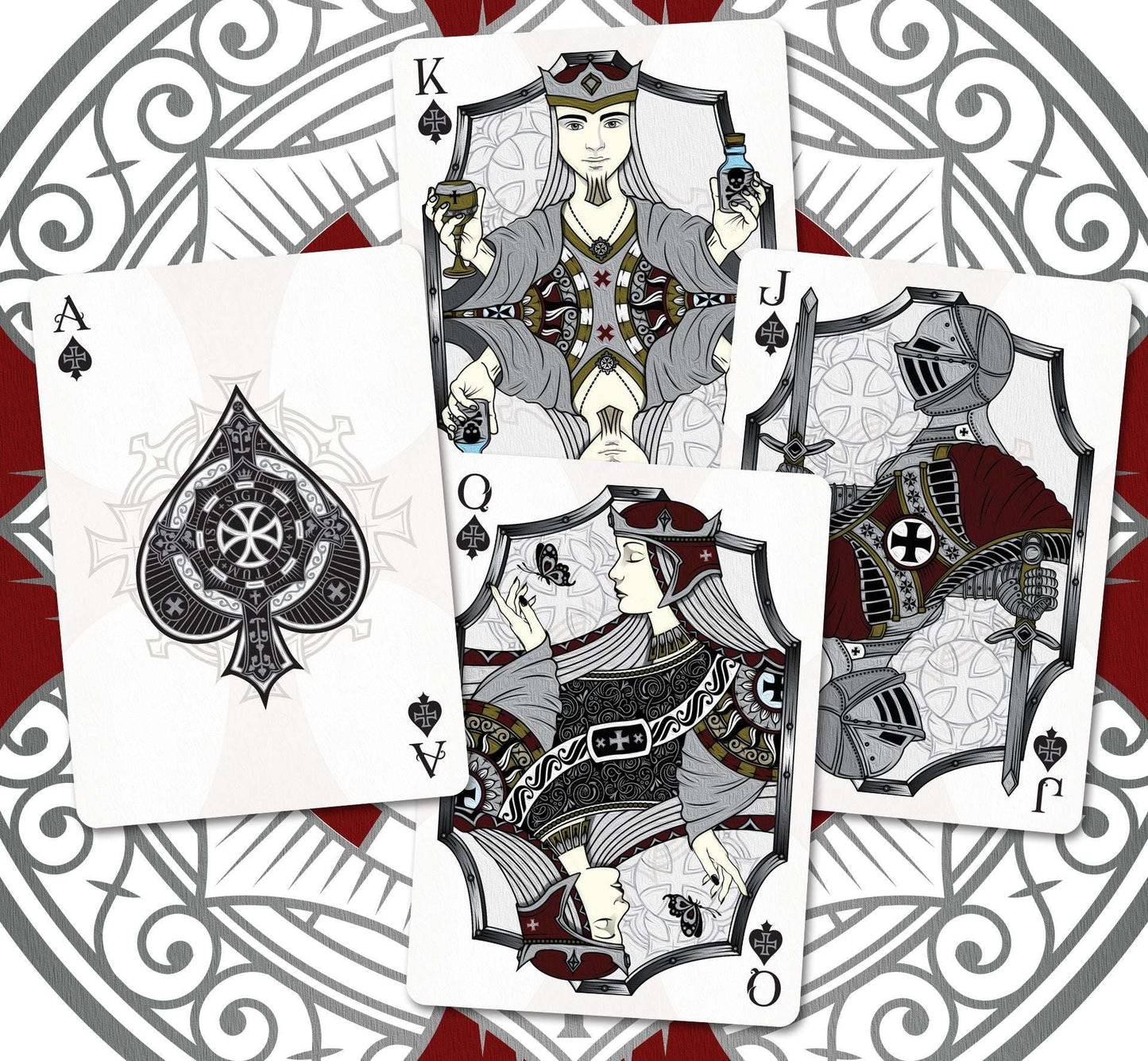 PlayingCardDecks.com-Stronghold Natural Playing Cards USPCC