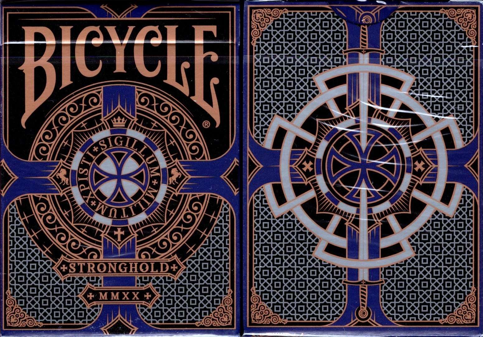 PlayingCardDecks.com-Stronghold Sapphire Bicycle Playing Cards