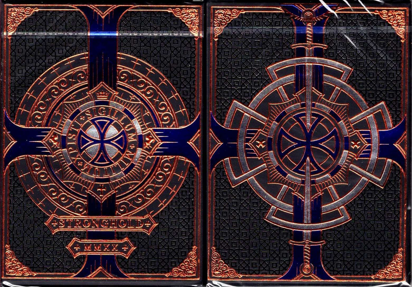 PlayingCardDecks.com-Stronghold Sapphire Special Edition Playing Cards USPCC