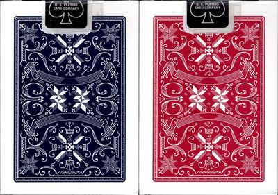 PlayingCardDecks.com-Stud Jumbo Index 2 Deck Set USPCC