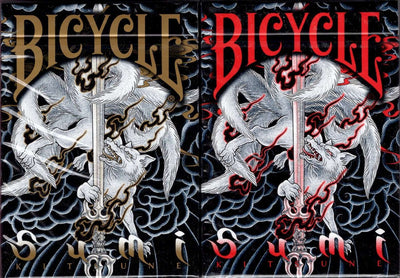 PlayingCardDecks.com-Sumi Kitsune Bicycle Playing Cards