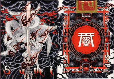 PlayingCardDecks.com-Sumi Kitsune Tale Teller Playing Cards USPCC