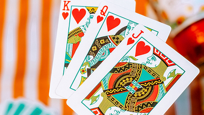 PlayingCardDecks.com-Summer NOC Pro Sunrise Teal Marked Playing Cards USPCC