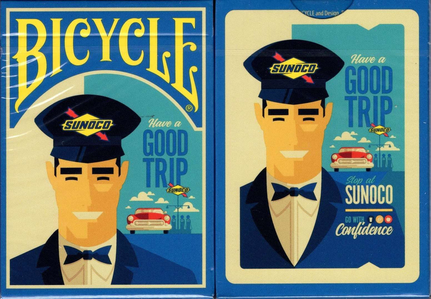 PlayingCardDecks.com-Sunoco Attendant Bicycle Playing Cards