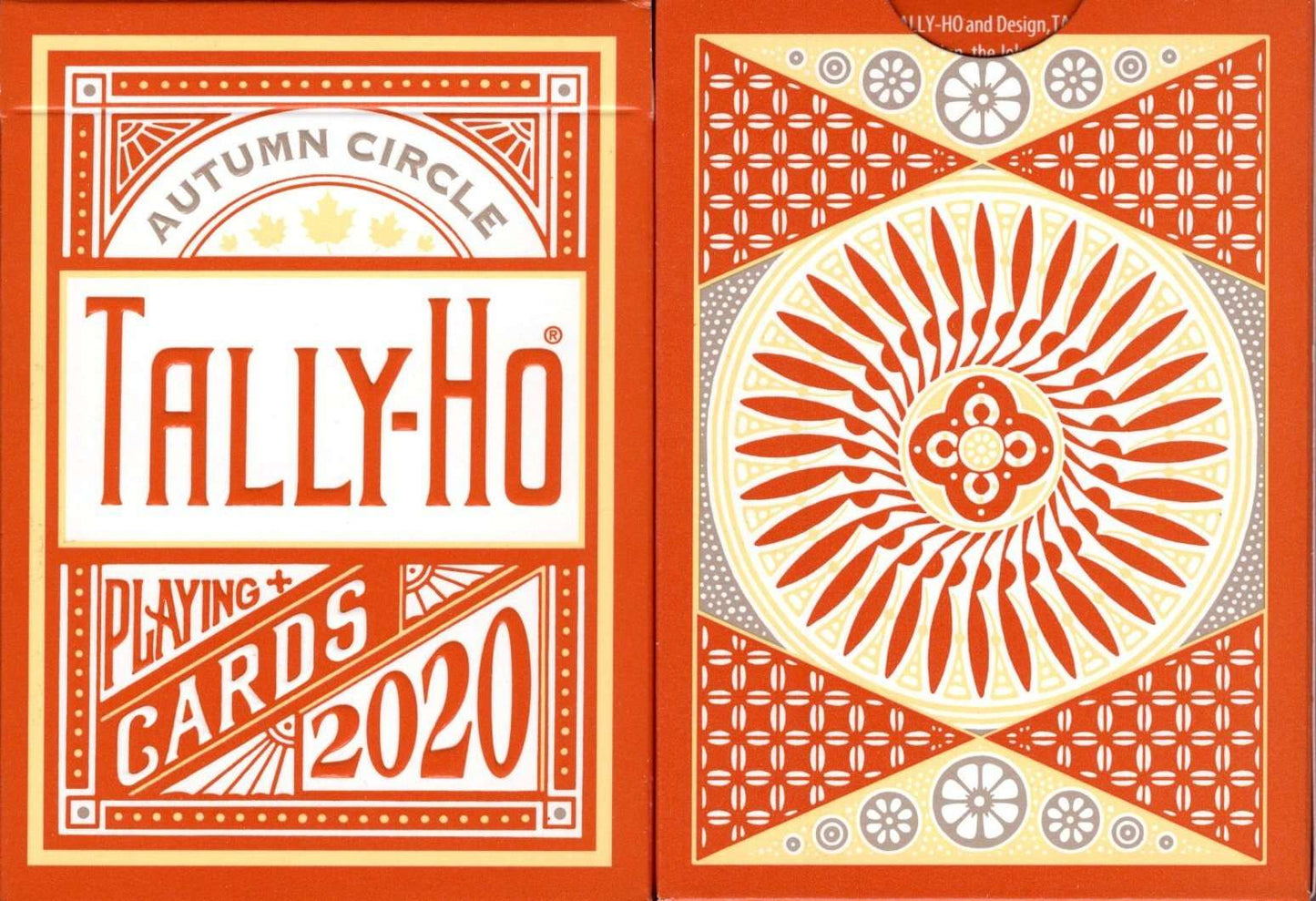 PlayingCardDecks.com-Tally-Ho Autumn Circle Cardistry Playing Cards